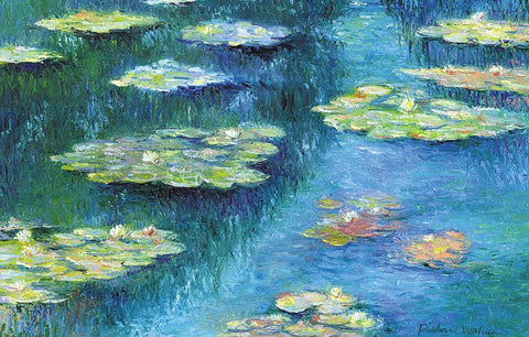 Botanical Garden Lilies 1 White Modern Wood Framed Art Print with Double Matting by Wallich, Richard