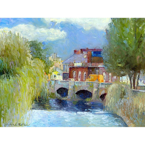 Rickys Trip To Europe White Modern Wood Framed Art Print by Wallich, Richard