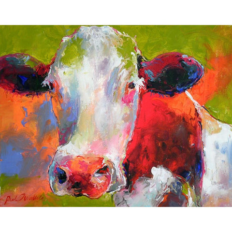 Art Cow Black Modern Wood Framed Art Print by Wallich, Richard