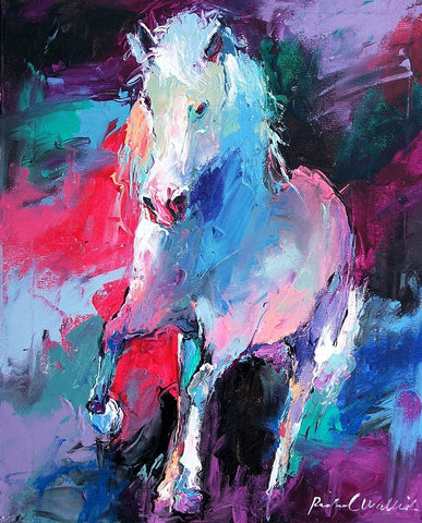 Art Stallion White Modern Wood Framed Art Print with Double Matting by Wallich, Richard