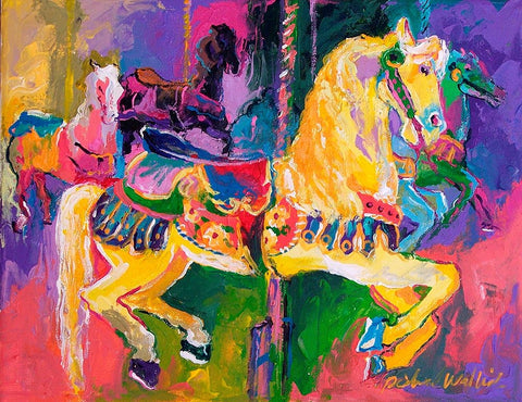 Artcar 2 Black Ornate Wood Framed Art Print with Double Matting by Wallich, Richard