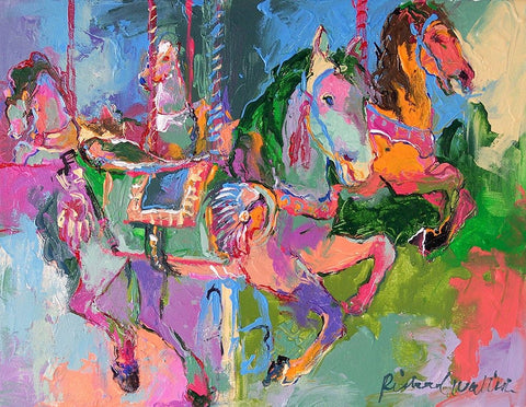 Artcar 3 Black Ornate Wood Framed Art Print with Double Matting by Wallich, Richard