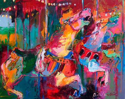 Artcar 4 Black Ornate Wood Framed Art Print with Double Matting by Wallich, Richard