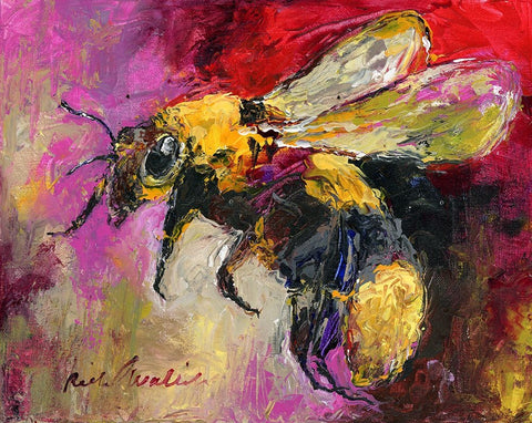 Art Bee1 Black Ornate Wood Framed Art Print with Double Matting by Wallich, Richard