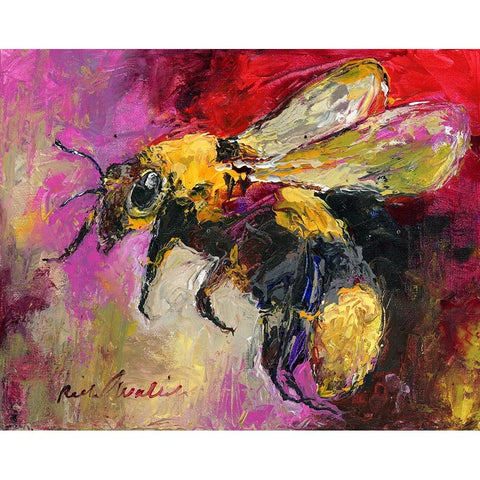 Art Bee1 Black Modern Wood Framed Art Print by Wallich, Richard
