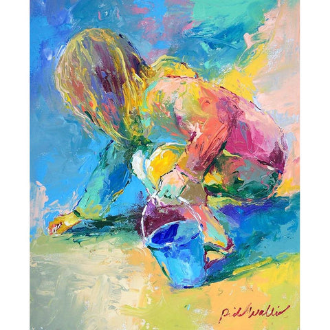Jaden 3 Black Modern Wood Framed Art Print by Wallich, Richard
