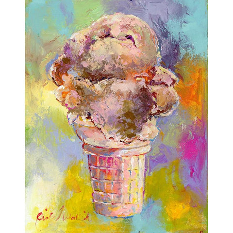 Cone 2 White Modern Wood Framed Art Print by Wallich, Richard