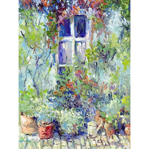 Flowers 6 Black Modern Wood Framed Art Print by Wallich, Richard