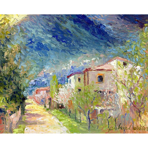 Italy 2 Black Modern Wood Framed Art Print by Wallich, Richard