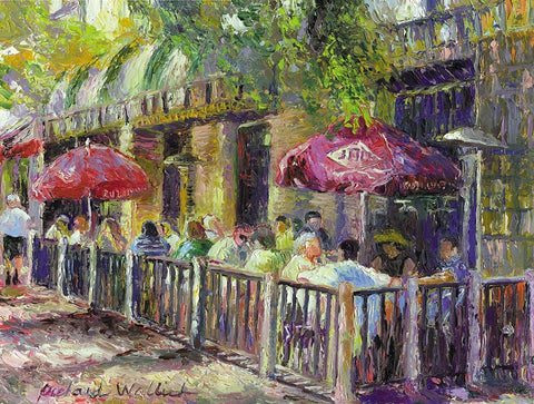 Boulder Black Ornate Wood Framed Art Print with Double Matting by Wallich, Richard