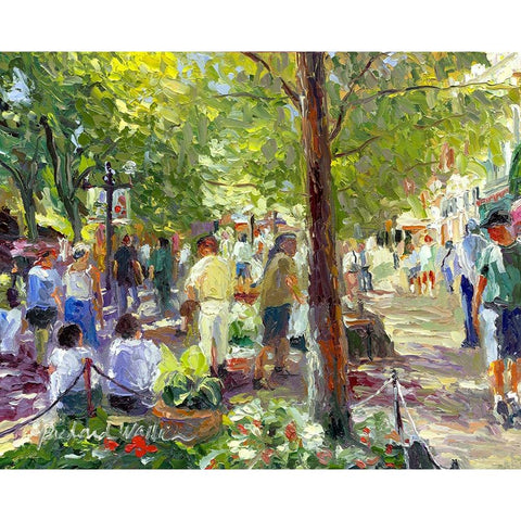 Massage Gold Ornate Wood Framed Art Print with Double Matting by Wallich, Richard