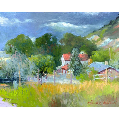 Rooney Ranch 6 Black Modern Wood Framed Art Print by Wallich, Richard