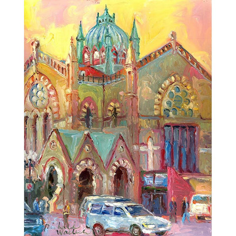 Bos_0002 Gold Ornate Wood Framed Art Print with Double Matting by Wallich, Richard