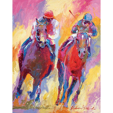 Derby 10 White Modern Wood Framed Art Print by Wallich, Richard