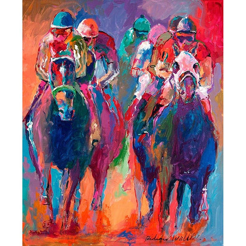 Derby 2 White Modern Wood Framed Art Print by Wallich, Richard