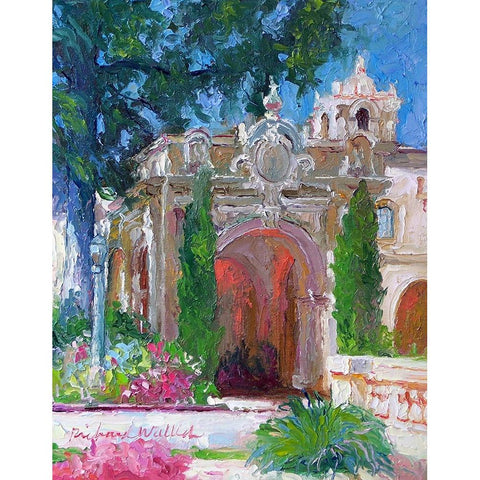 San Diego Gold Ornate Wood Framed Art Print with Double Matting by Wallich, Richard