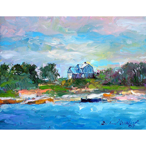 P8 Black Modern Wood Framed Art Print with Double Matting by Wallich, Richard