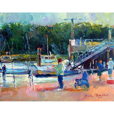 Saco Black Modern Wood Framed Art Print by Wallich, Richard