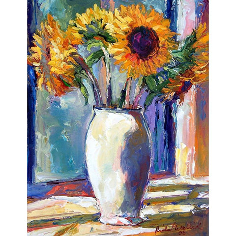 Sunny Black Modern Wood Framed Art Print by Wallich, Richard