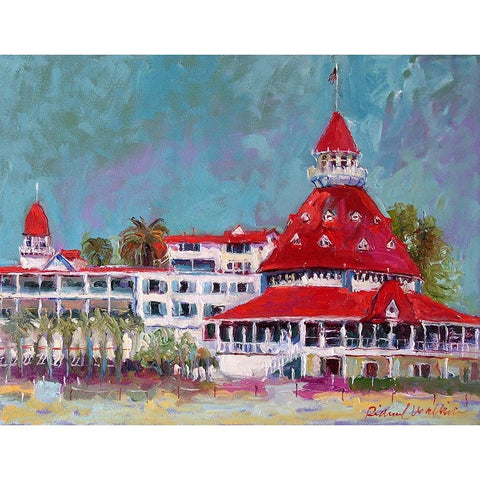 Delaware White Modern Wood Framed Art Print by Wallich, Richard