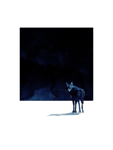 Im Going Back Black Ornate Wood Framed Art Print with Double Matting by Farkas, Robert