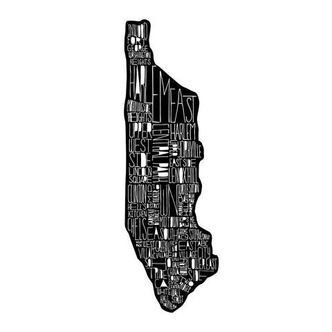 Manhattan Black Ornate Wood Framed Art Print with Double Matting by Farkas, Robert