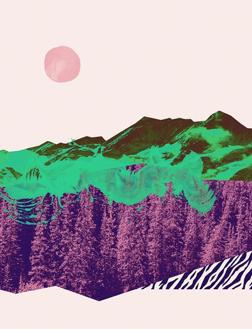 Lost Track Black Ornate Wood Framed Art Print with Double Matting by Farkas, Robert