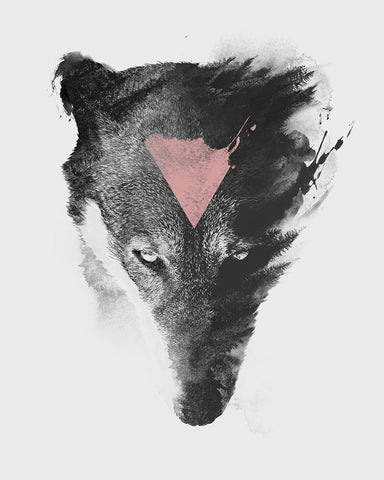 The Missing Part Final Black Modern Wood Framed Art Print by Farkas, Robert