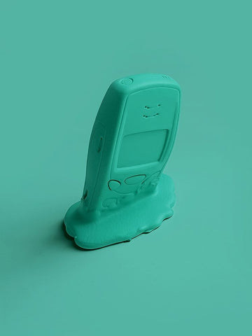 Melting Memories 04 Black Ornate Wood Framed Art Print with Double Matting by Farkas, Robert