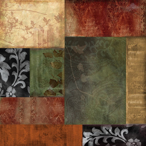 Colette I White Modern Wood Framed Art Print with Double Matting by Sasha