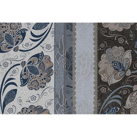 Elegante III Black Modern Wood Framed Art Print with Double Matting by Sasha