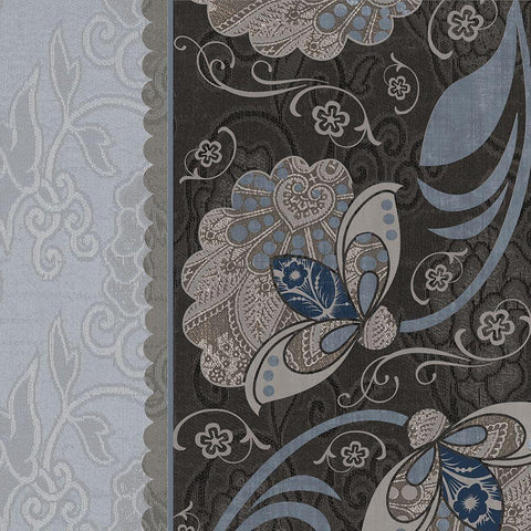 Elegante IV Black Modern Wood Framed Art Print with Double Matting by Sasha