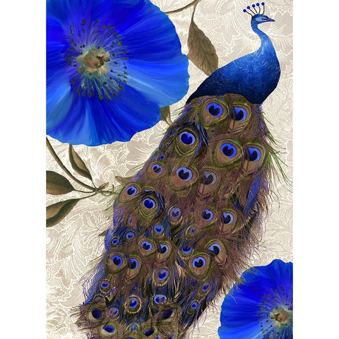 Plumage I Black Modern Wood Framed Art Print by Sasha