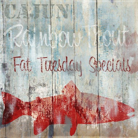 New Orleans Seafood III Black Modern Wood Framed Art Print by Sasha