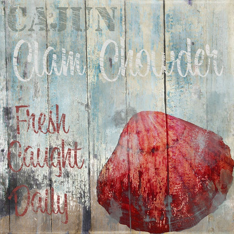 New Orleans Seafood IV Black Ornate Wood Framed Art Print with Double Matting by Sasha