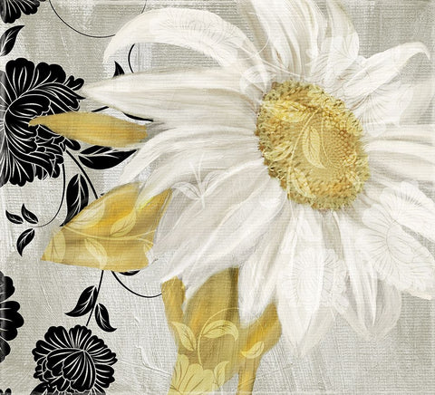 Sunroom II Black Ornate Wood Framed Art Print with Double Matting by Sasha