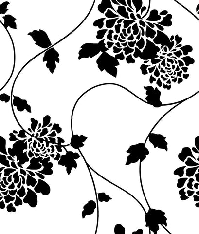 Ceil Jaune Pattern 3 Black Ornate Wood Framed Art Print with Double Matting by Sasha