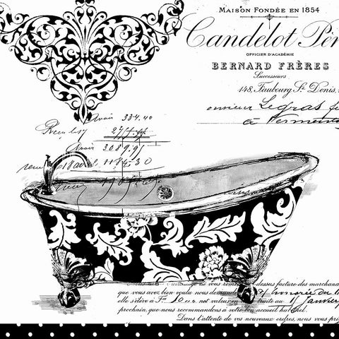 Boudoir II White Modern Wood Framed Art Print with Double Matting by Sasha