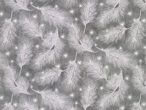 Under the Pines 9 White Modern Wood Framed Art Print with Double Matting by Sasha