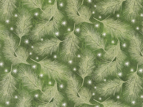 Under the Pines 10 White Modern Wood Framed Art Print with Double Matting by Sasha