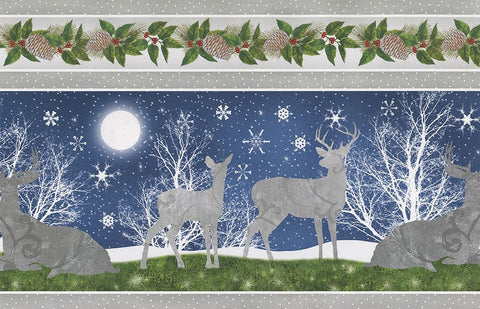 Under the Pines 14 Black Ornate Wood Framed Art Print with Double Matting by Sasha