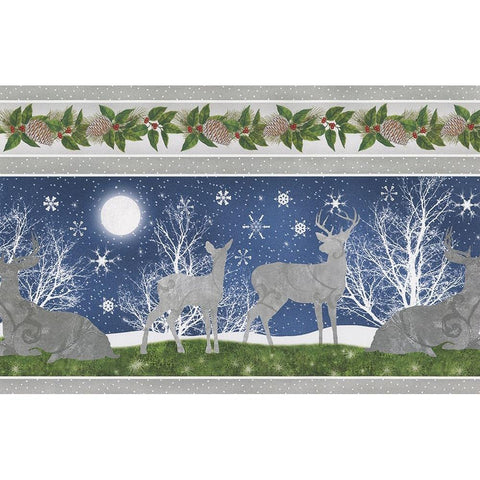 Under the Pines 14 Black Modern Wood Framed Art Print by Sasha