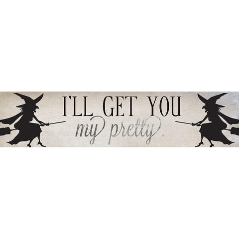 My Pretty Black Modern Wood Framed Art Print with Double Matting by Sasha