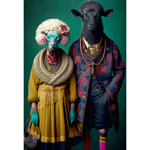 Coloratura XII Black Modern Wood Framed Art Print by Sasha