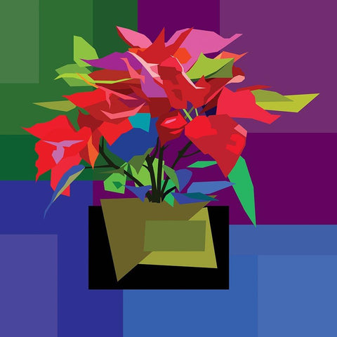 Red Tree White Modern Wood Framed Art Print by Pansanit, Surapol