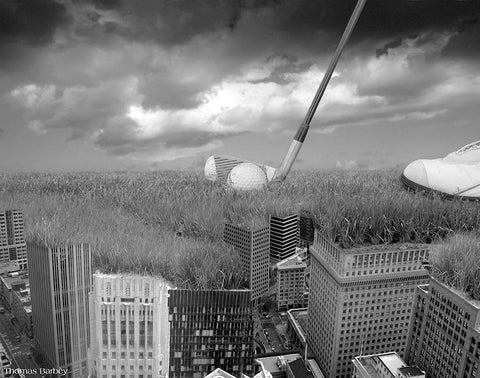 Big Shot Black Ornate Wood Framed Art Print with Double Matting by Barbey, Thomas