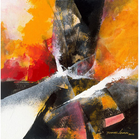 Amazing 2 White Modern Wood Framed Art Print by Leung, Thomas