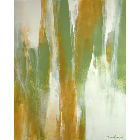 Symphony of Color Black Modern Wood Framed Art Print with Double Matting by Leung, Thomas