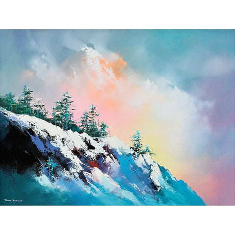 Sea of Clouds Black Modern Wood Framed Art Print by Leung, Thomas