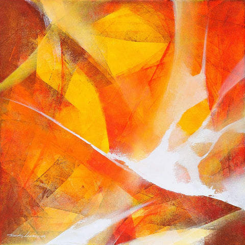 Fly Up Black Ornate Wood Framed Art Print with Double Matting by Leung, Thomas